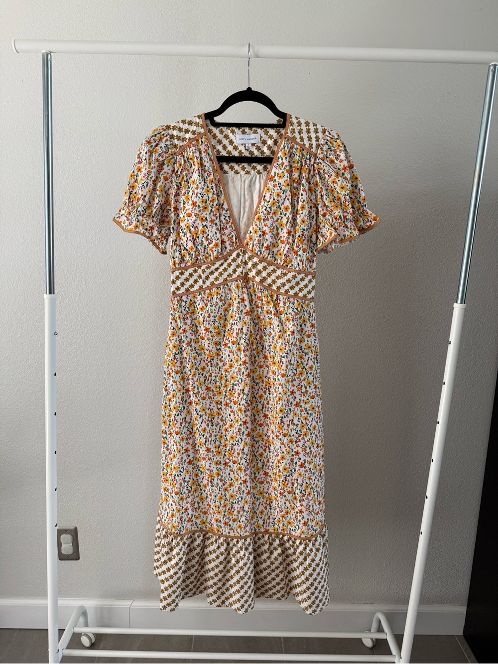 Lost + Wander Spring Sunrise MIDI Dress